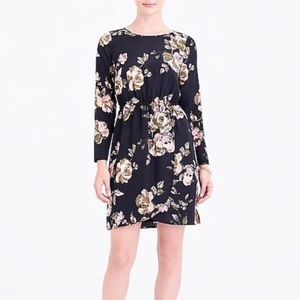 EUC J. Crew Floral Print Tulip Hem Dress